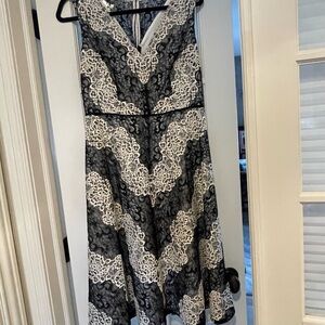 Gorgeous Adrianna Papell lace lined cocktail/wedding/special occasion dress